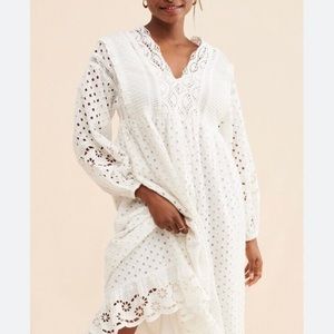 Free People Eyelet Dress size small
